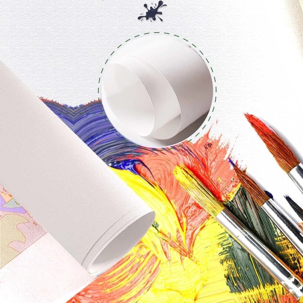 Green tree paint-by-numbers kit