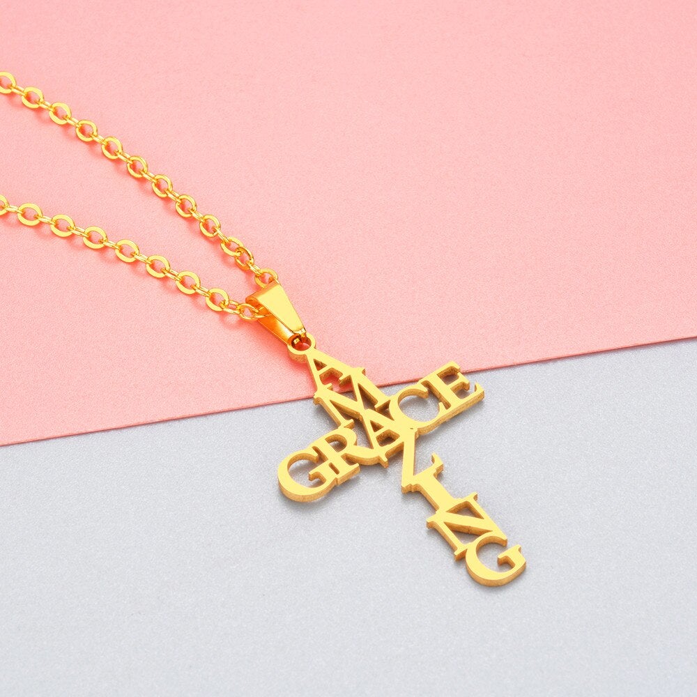 Amazing Grace Kruis Ketting