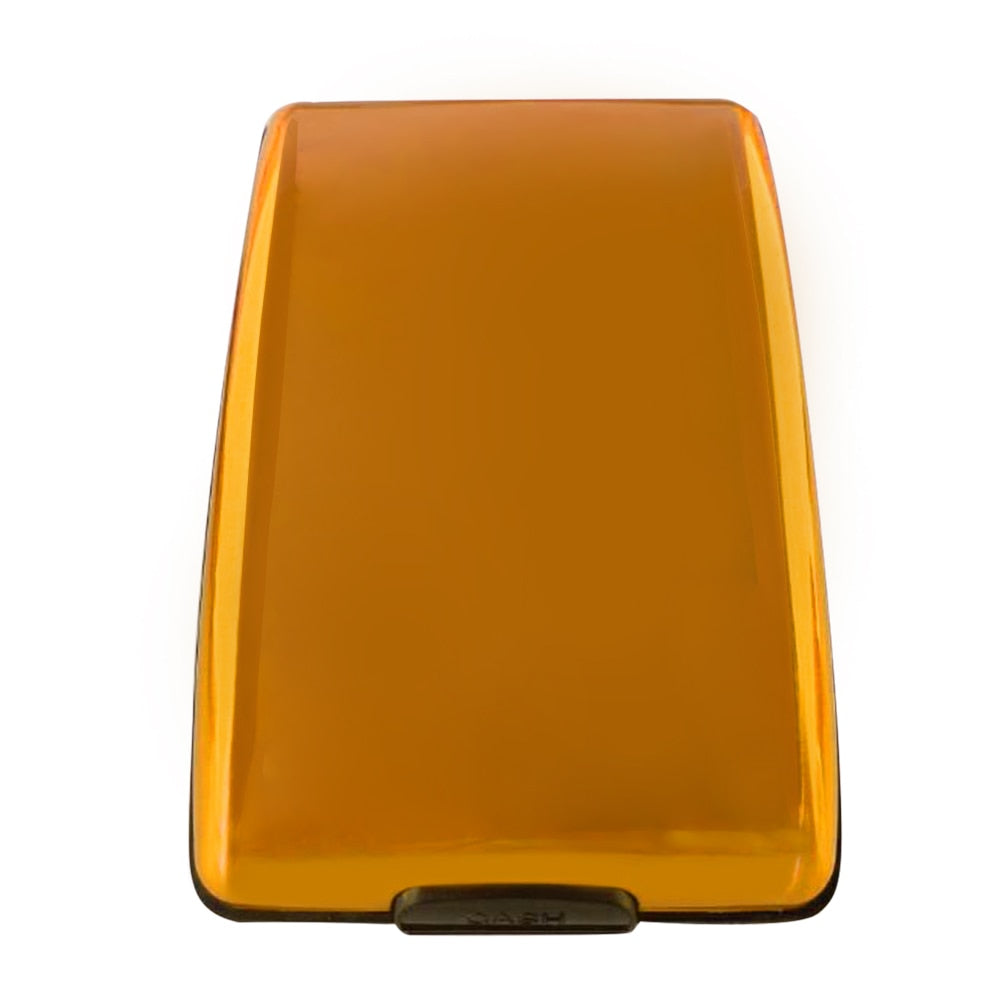 Aluminium secure card holder