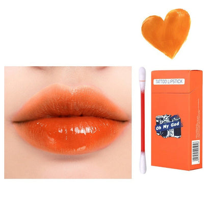 Cotton swab lipstick