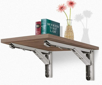 Opvouwbare Muur Plank Beugel (2stuks)