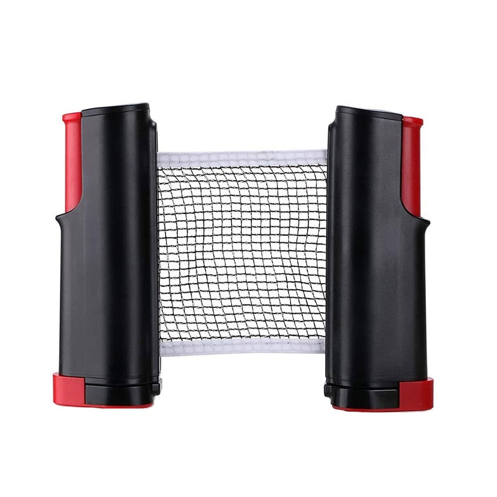Retractable table tennis net