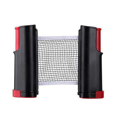 Retractable table tennis net