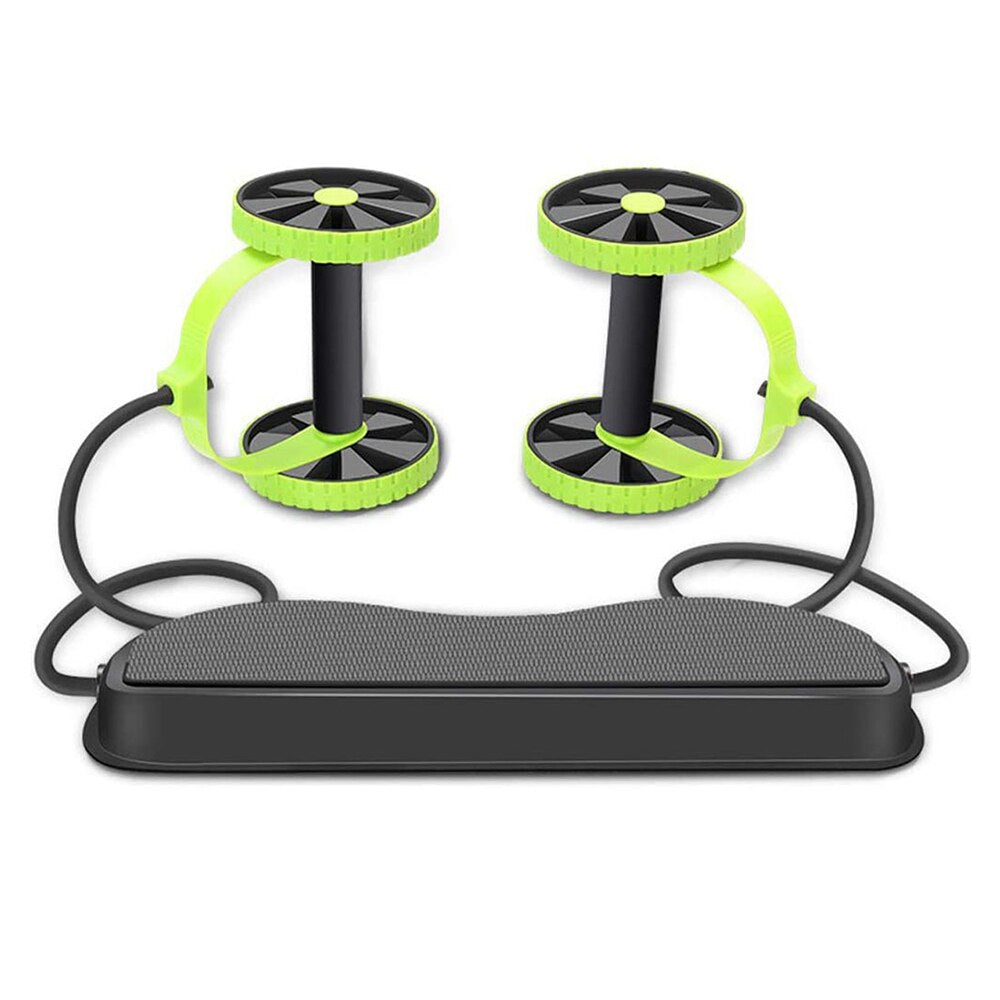 Double Wheel Abdominal Muscle Trainer