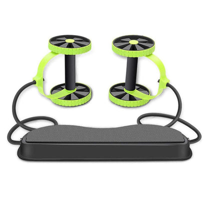 Double Wheel Abdominal Muscle Trainer