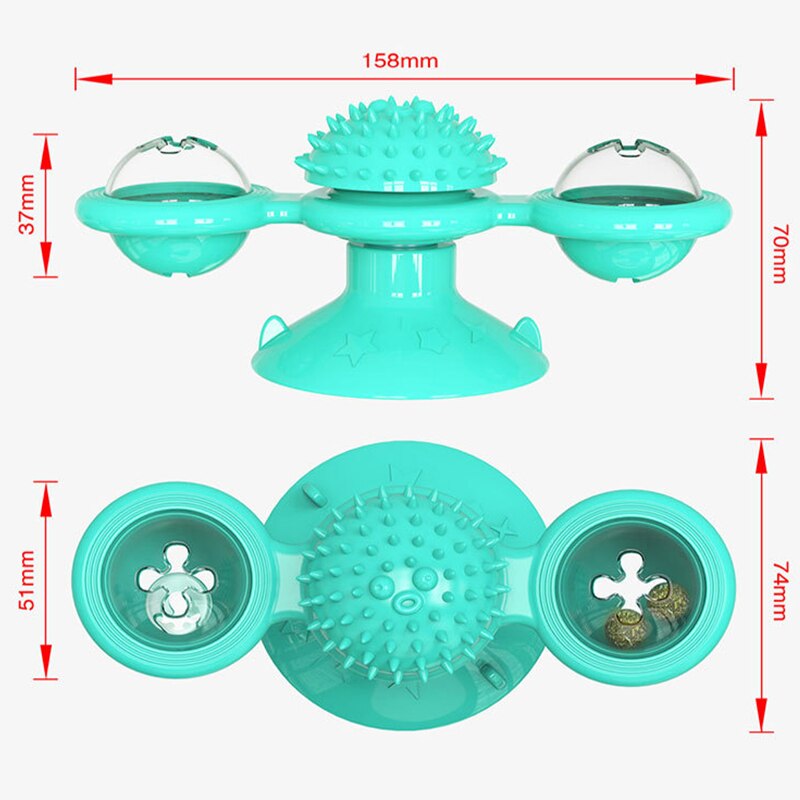 Draaiende Windmolen Kattenspeeltje