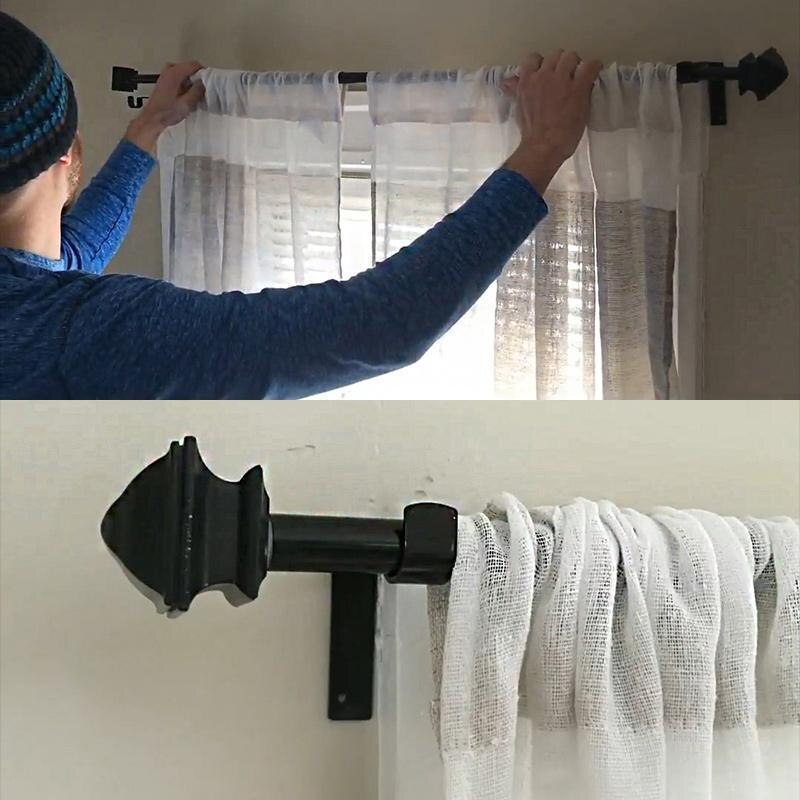 Geen Boor Gordijnroede Beugels