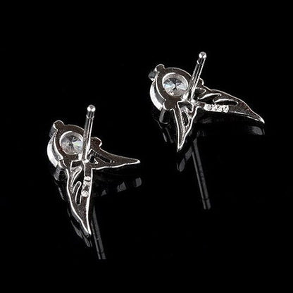 Angel Wings Silver-plated Earrings