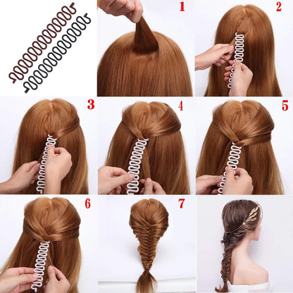 Hair braiding tools