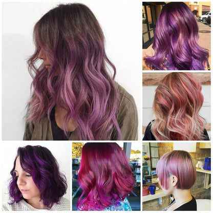Hair colour wax