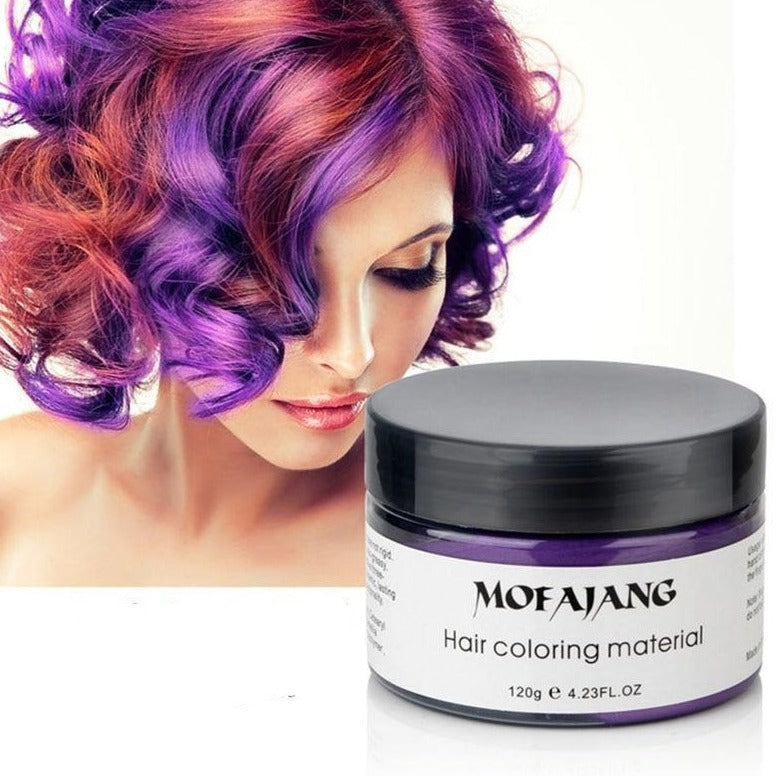 Hair colour wax