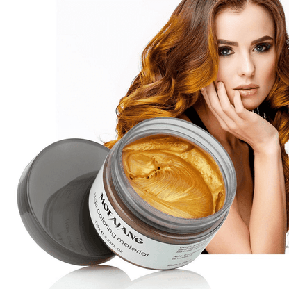 Hair colour wax