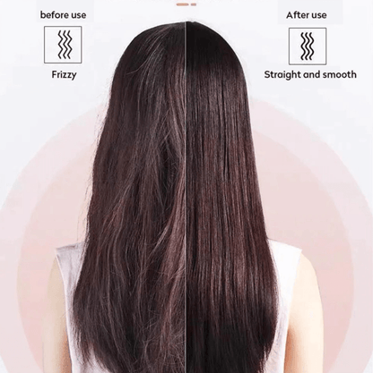 Hair straightener Brush Heated Comb