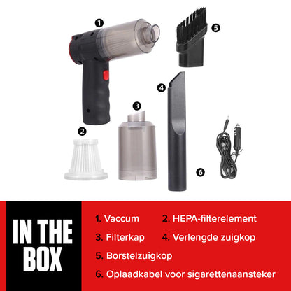 Handheld hoover and air blower
