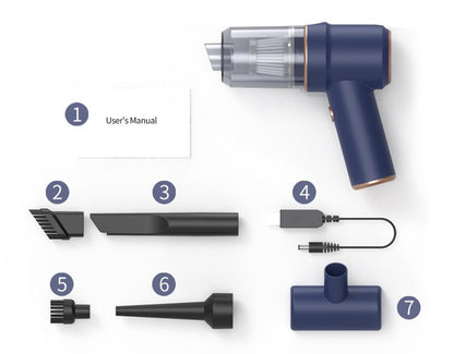 Handheld hoover and air blower