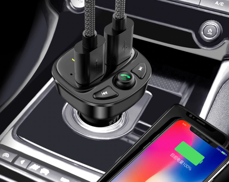Hands-free Bluetooth car FM transmitter