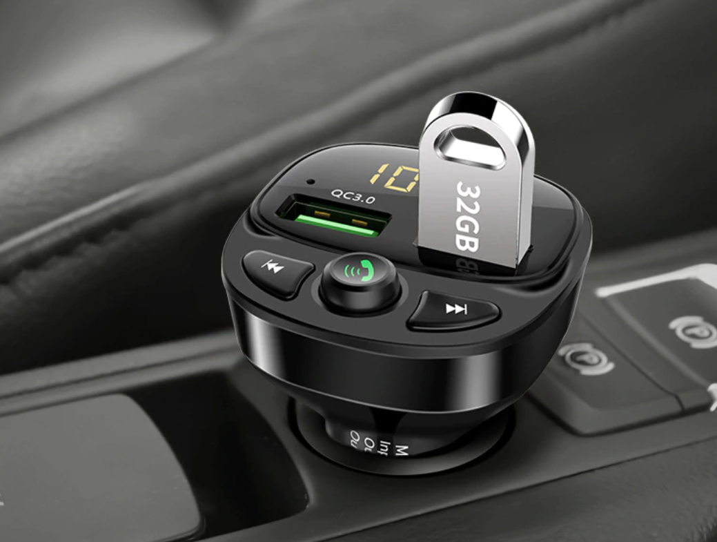 Hands-free Bluetooth car FM transmitter