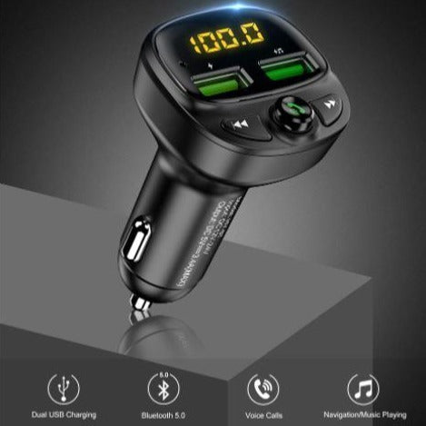 Hands-free Bluetooth car FM transmitter