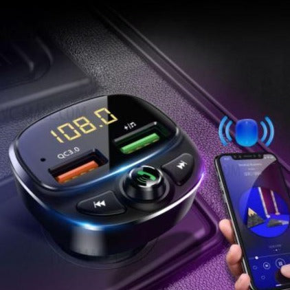 Hands-free Bluetooth car FM transmitter