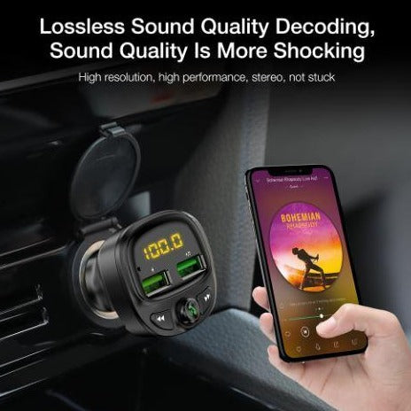 Hands-free Bluetooth car FM transmitter