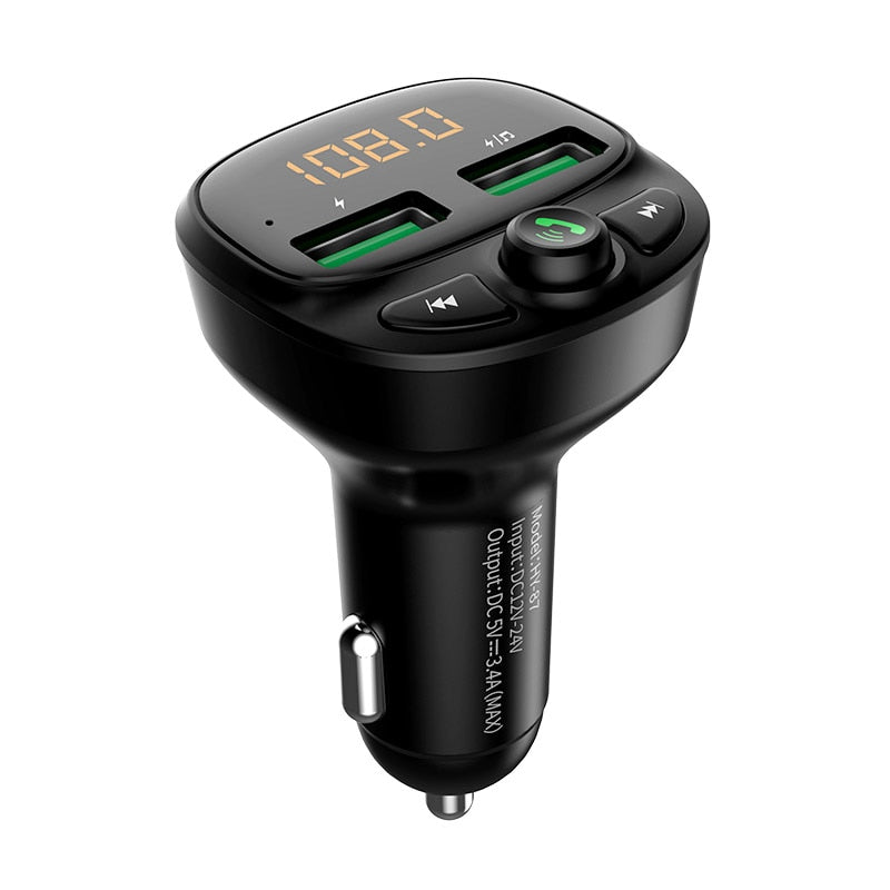 Hands-free Bluetooth car FM transmitter