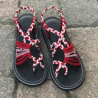 Handwoven Rope Flat Sandals
