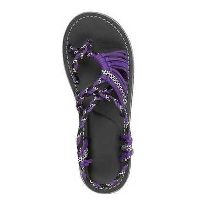 Handwoven Rope Flat Sandals