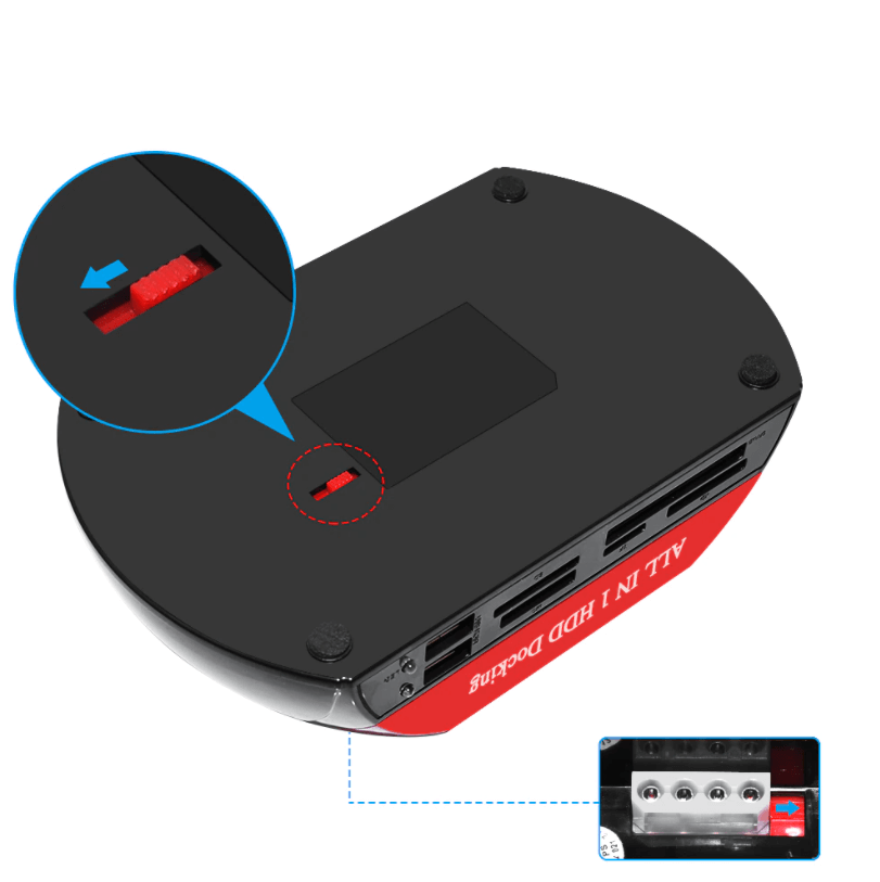 Hard disk docking station