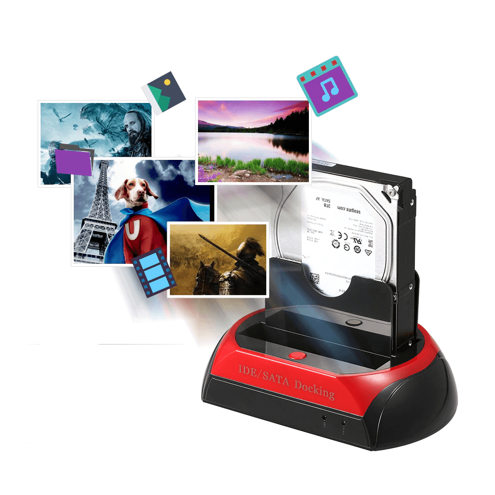 Hard disk docking station