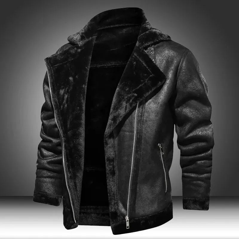 Men's Jacket Timeless Style PU Leather