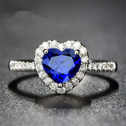 Heart Cubic Zirconia Ring