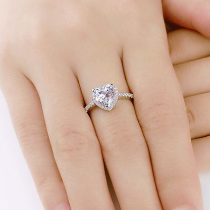 Heart Cubic Zirconia Ring