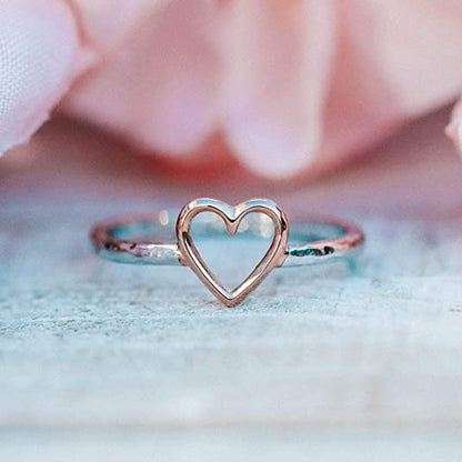 Heart-shaped promise ring