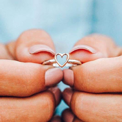 Heart-shaped promise ring