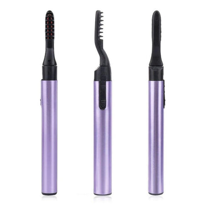 Heated eyelash curler