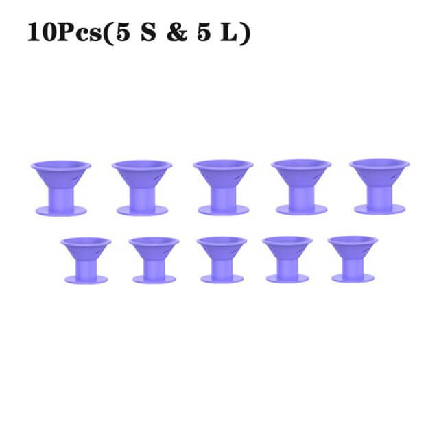 Heatless Silicone Hair Curlers (10pcs)