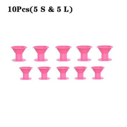Heatless Silicone Hair Curlers (10pcs)