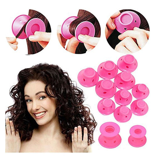 Heatless Silicone Hair Curlers (10pcs)