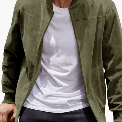 Men's Zipped Bomber Jacket