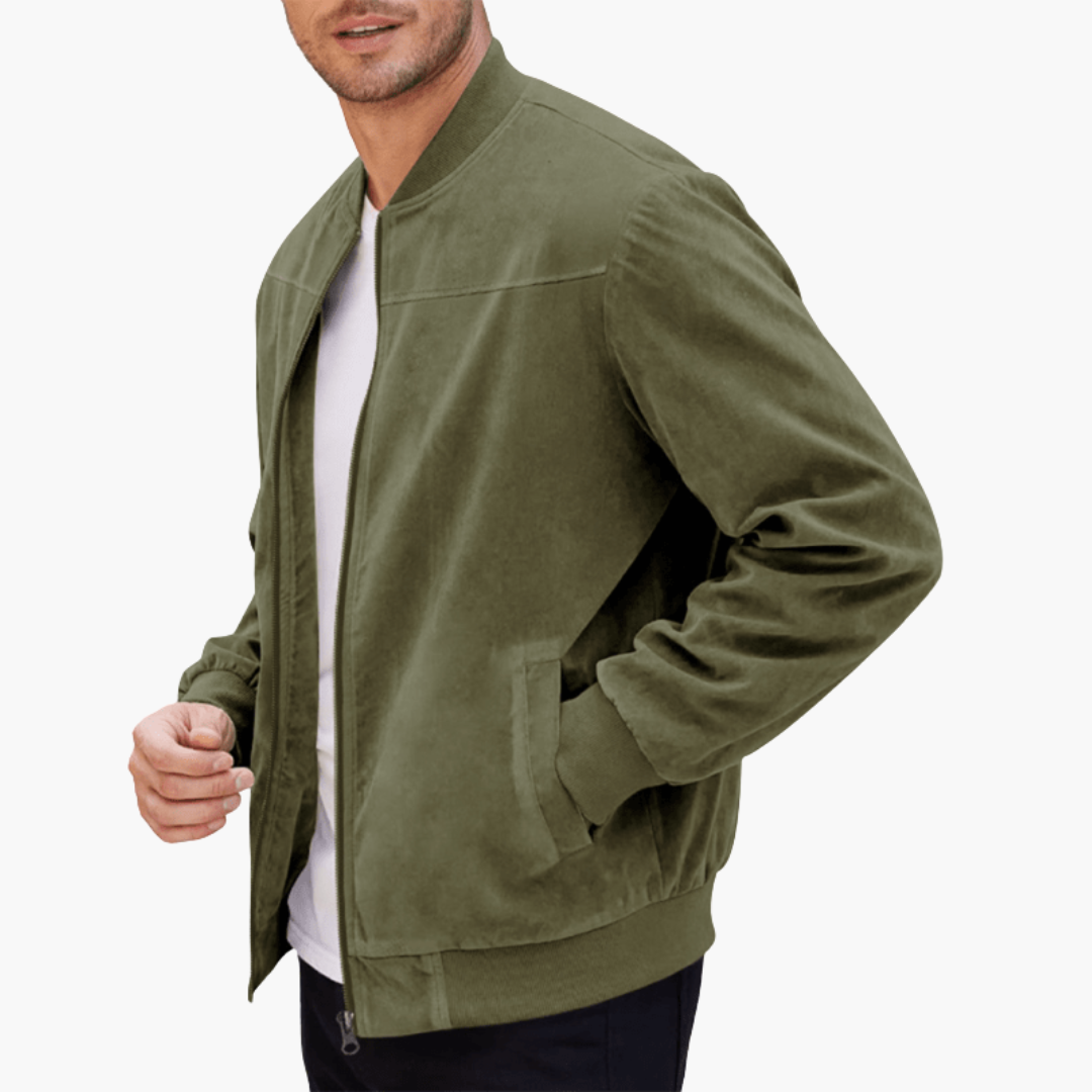 Men's Zipped Bomber Jacket