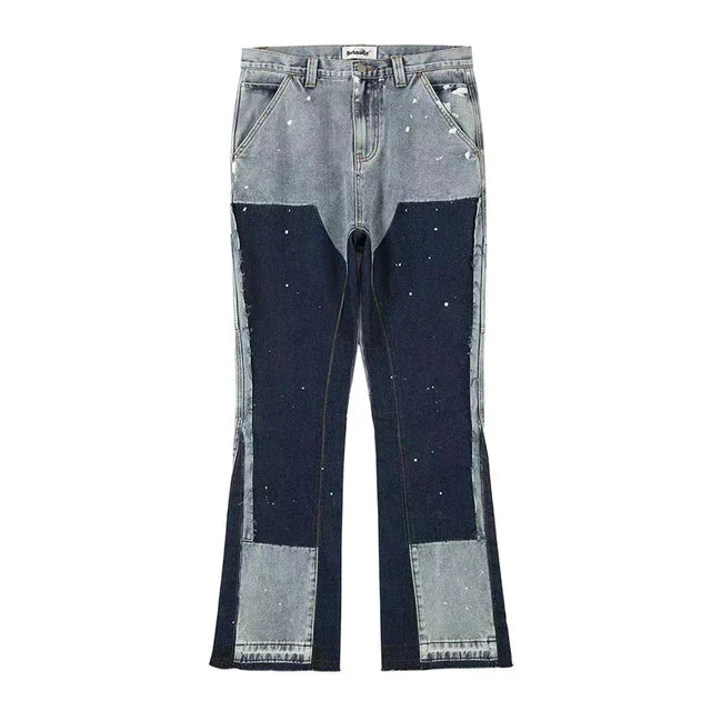 Men's Flared Jeans Retro Denim