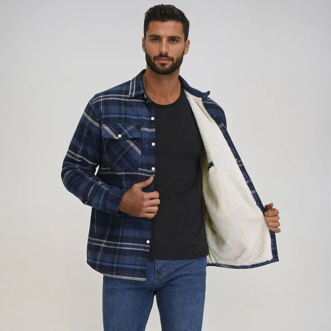 Men's Fleece Lined Jacket Modern