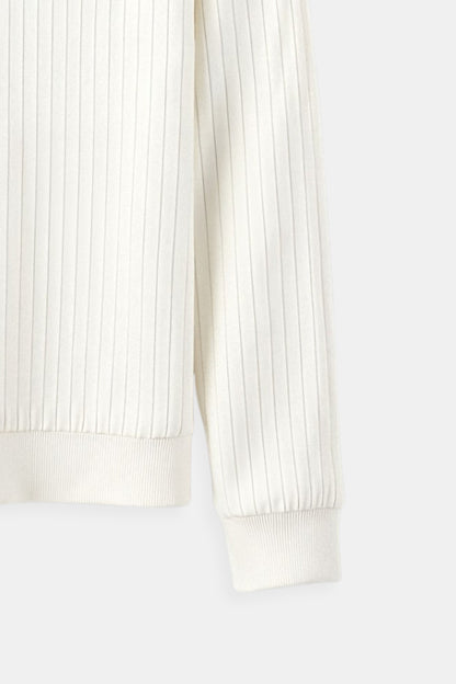 Men's Knitted Sweater Ribbed Style