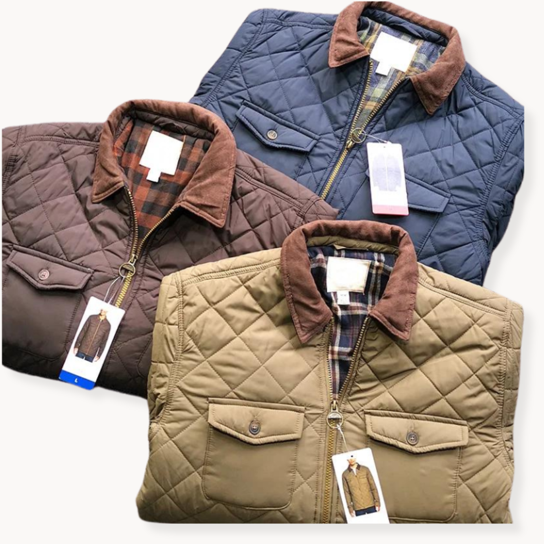 Men's Quilted Jacket Lightweight Modern