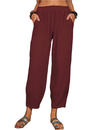 Women's Harem Trousers Loose Casual
