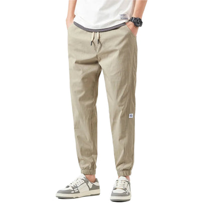 Men's Sweat Pants Modern Japanese Cotton With Elastic Waistband
