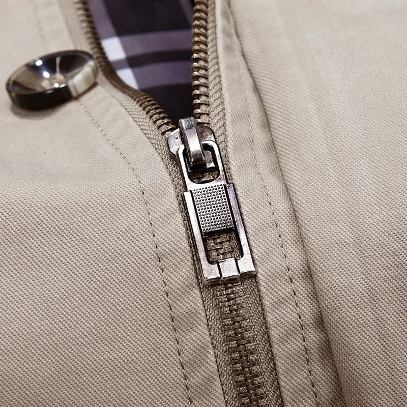 Men's Long Winter Jacket Waterproof with Hood