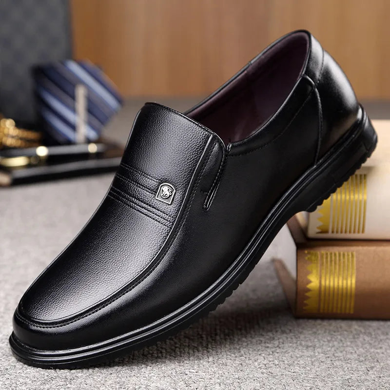 Men's Genuine Cow Leather Loafers with Comfortable Fit