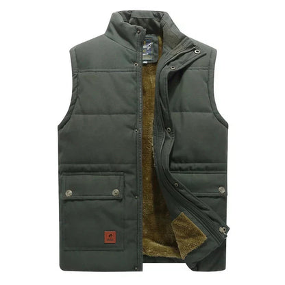 Men's Sleeveless Cardigan Modern Style