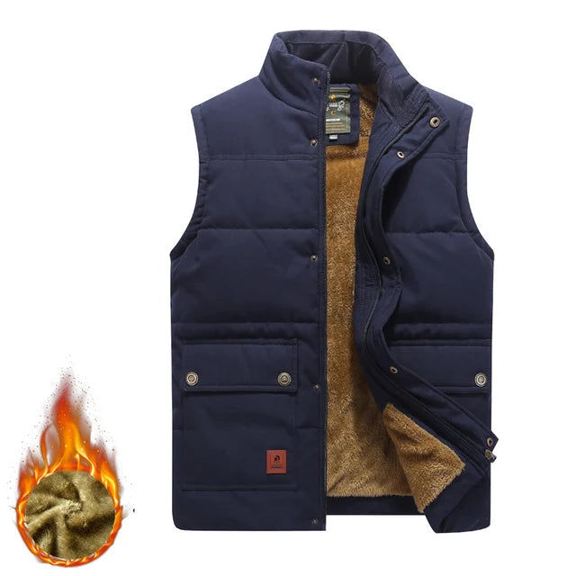 Men's Sleeveless Cardigan Modern Style